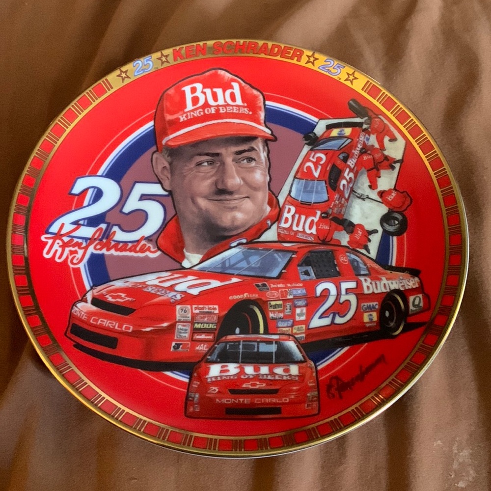Ken Schrader NASCAR collectible plate # 2913A